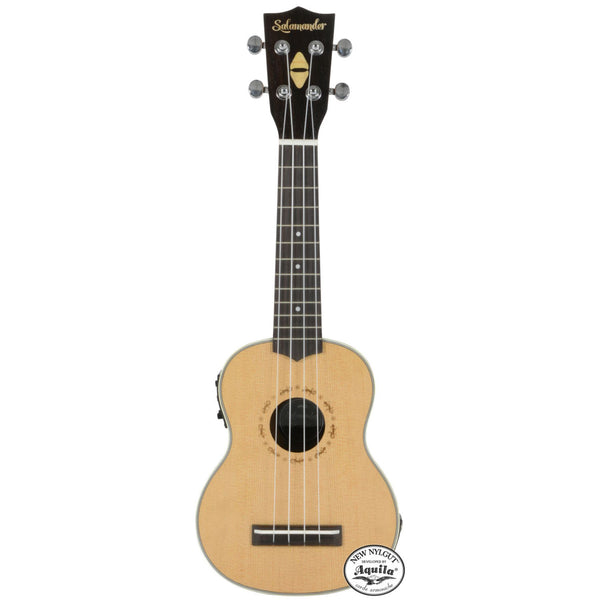 Soprano Electro Ukulele Solid Top