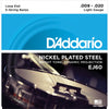 D'ADDARIO EJ60 5-String Banjo, Nickel Wound, Loop End, 9-20 Light