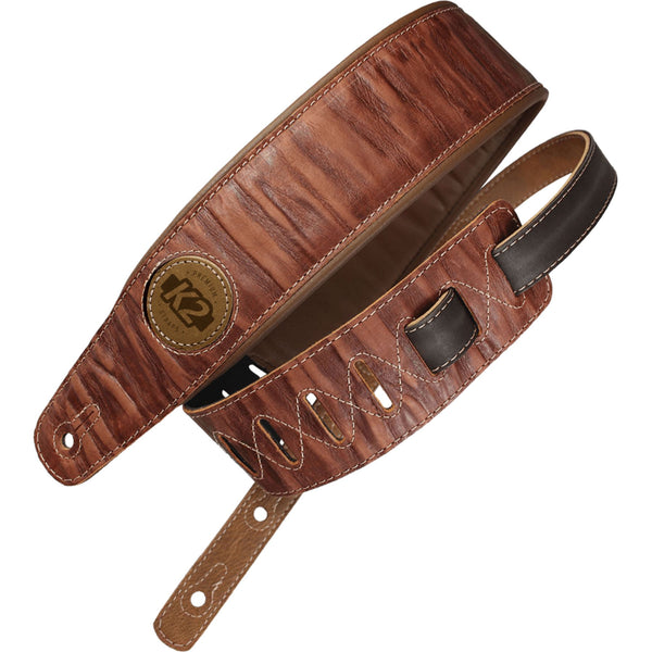 3" Leather Top Strap Vintage Brown