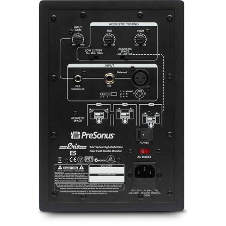 ERIS E5 Studio Monitors - Bi-amped Pair