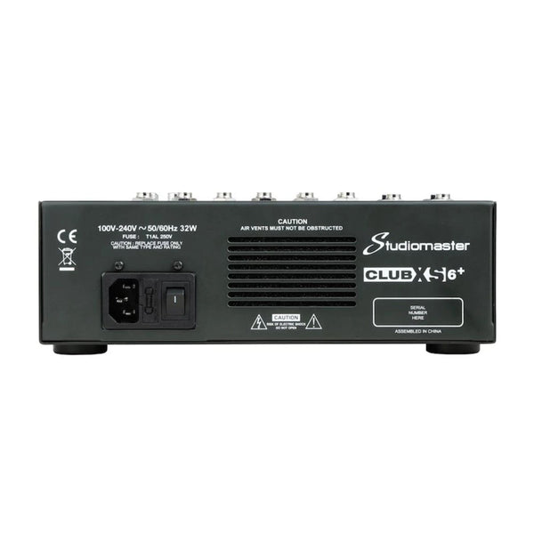 CLUB XS6+ Mixer Bluetooth /DSP FX