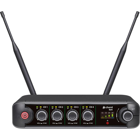 XU4 UHF Headset Microphone Systems 4 Channel
