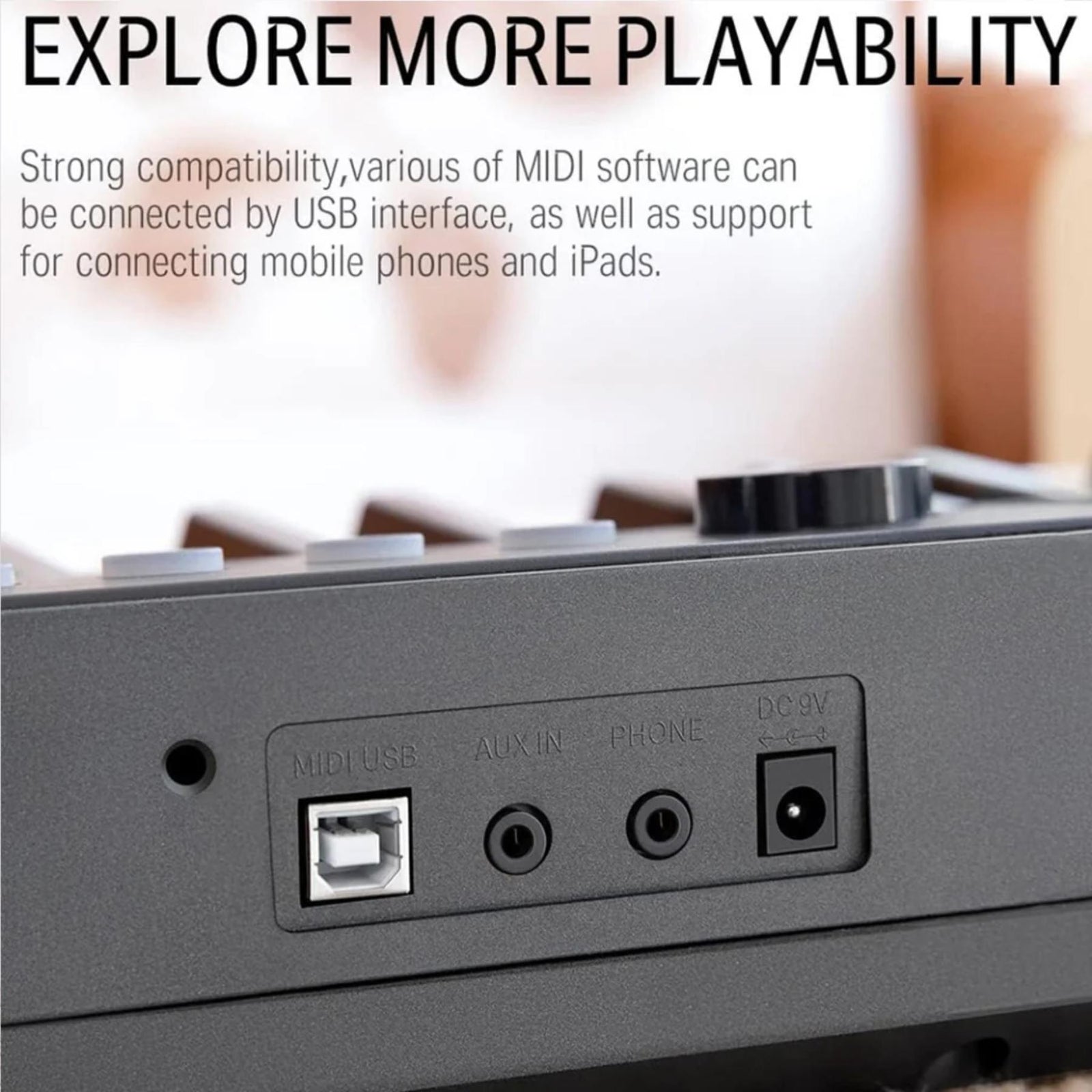 SD10 Electronic Keyboard 61 Keys