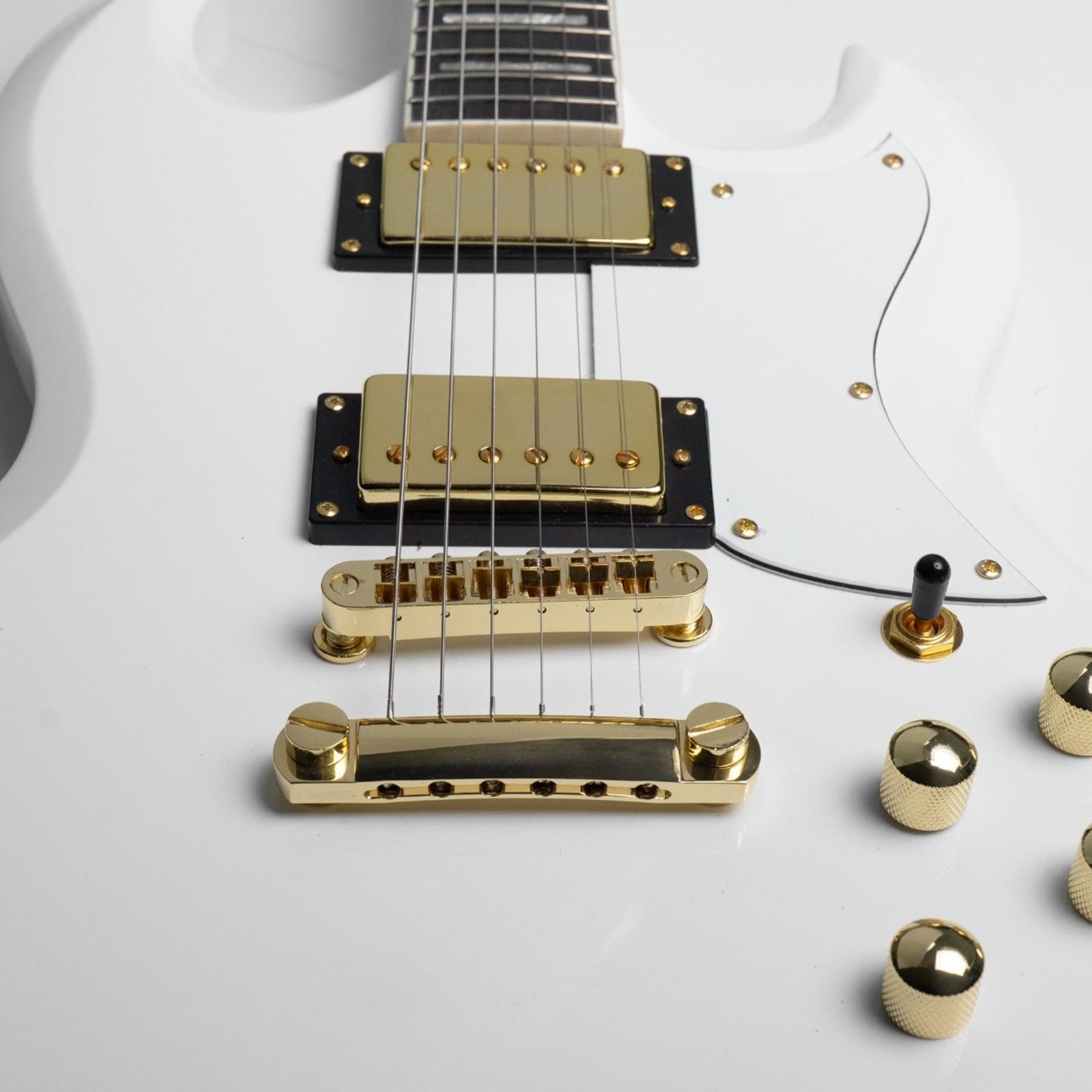 GE40-WHT SG Type Electric Guitar