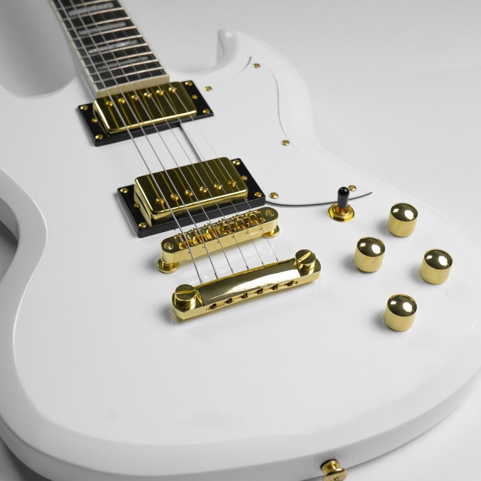 GE40-WHT SG Type Electric Guitar