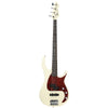 Milestone Bass Guitar - Ivory White