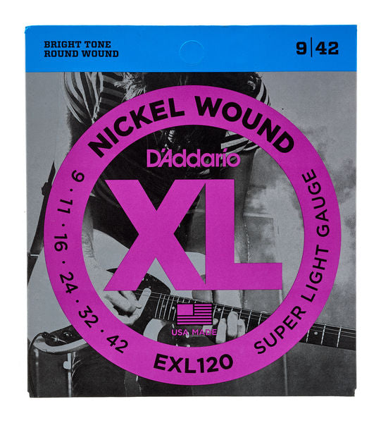 EXL120 Nickel Guitar Strings 9-42 Super Light