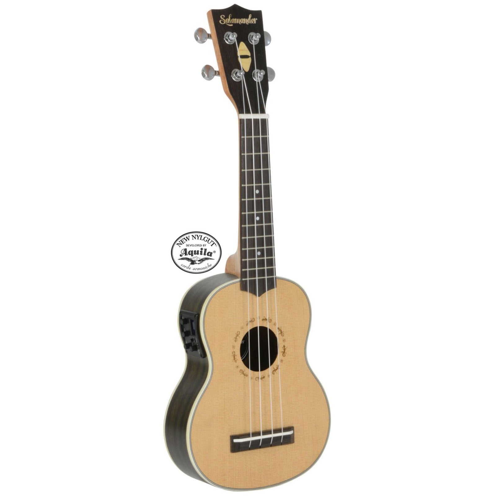 Soprano Electro Ukulele Solid Top