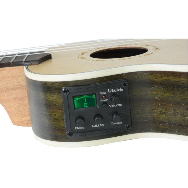 Soprano Electro Ukulele Solid Top