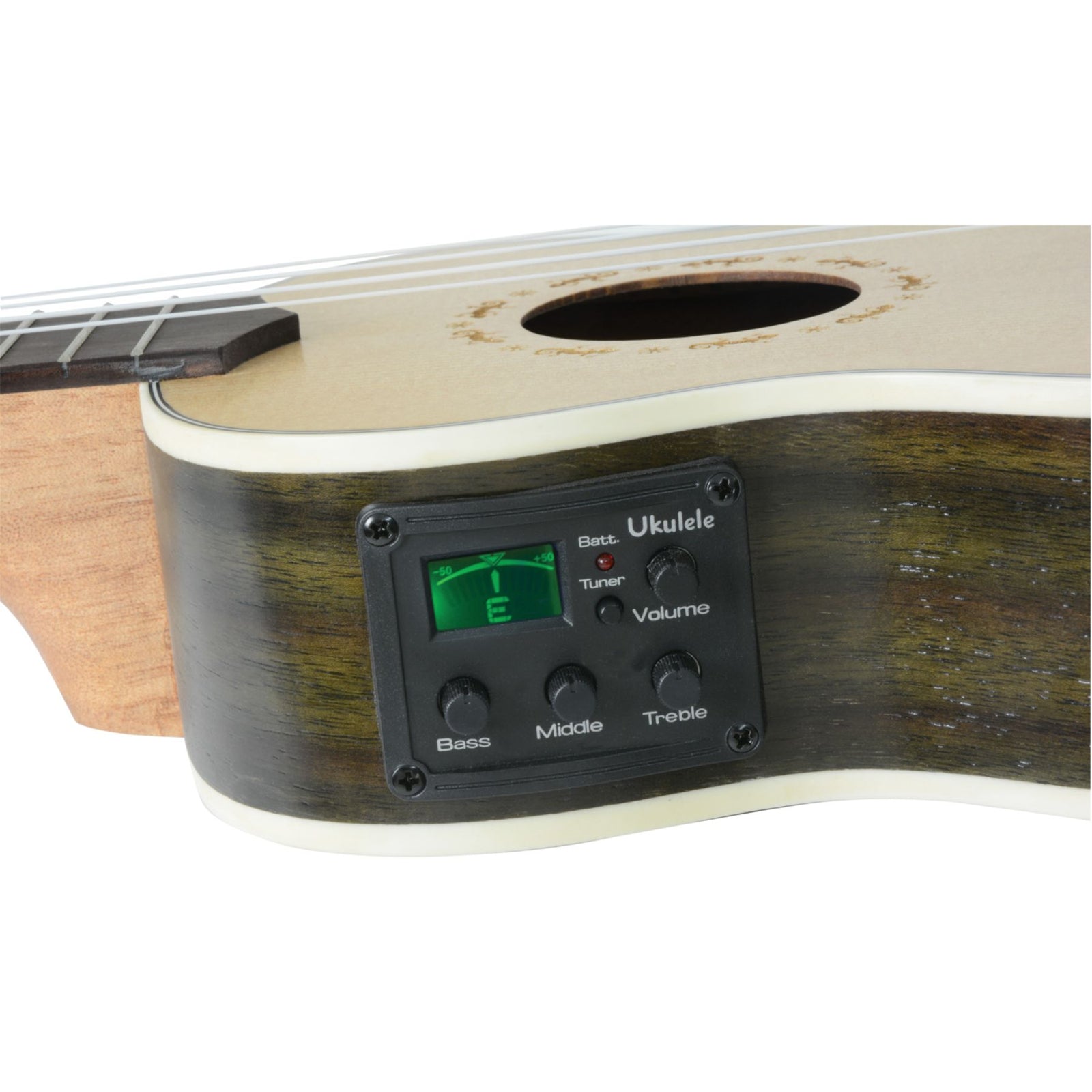 Soprano Electro Ukulele Solid Top