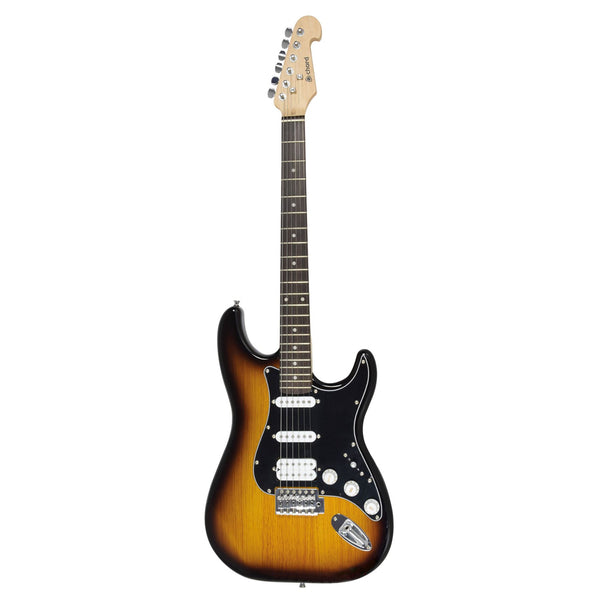 Strat Type Guitar HSS Tobacco Sunburst