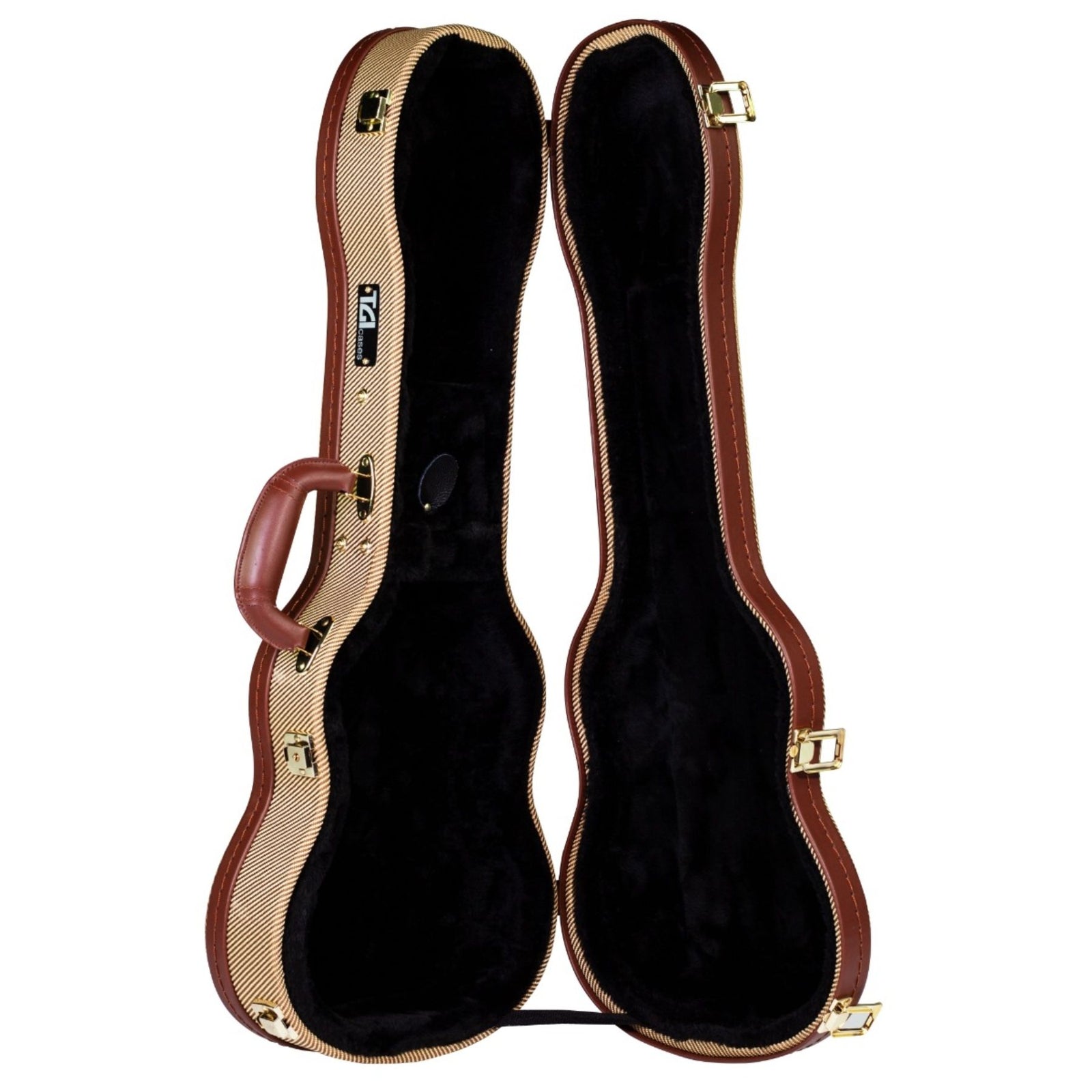 Tweed Tenor Ukulele Wood Shell Case