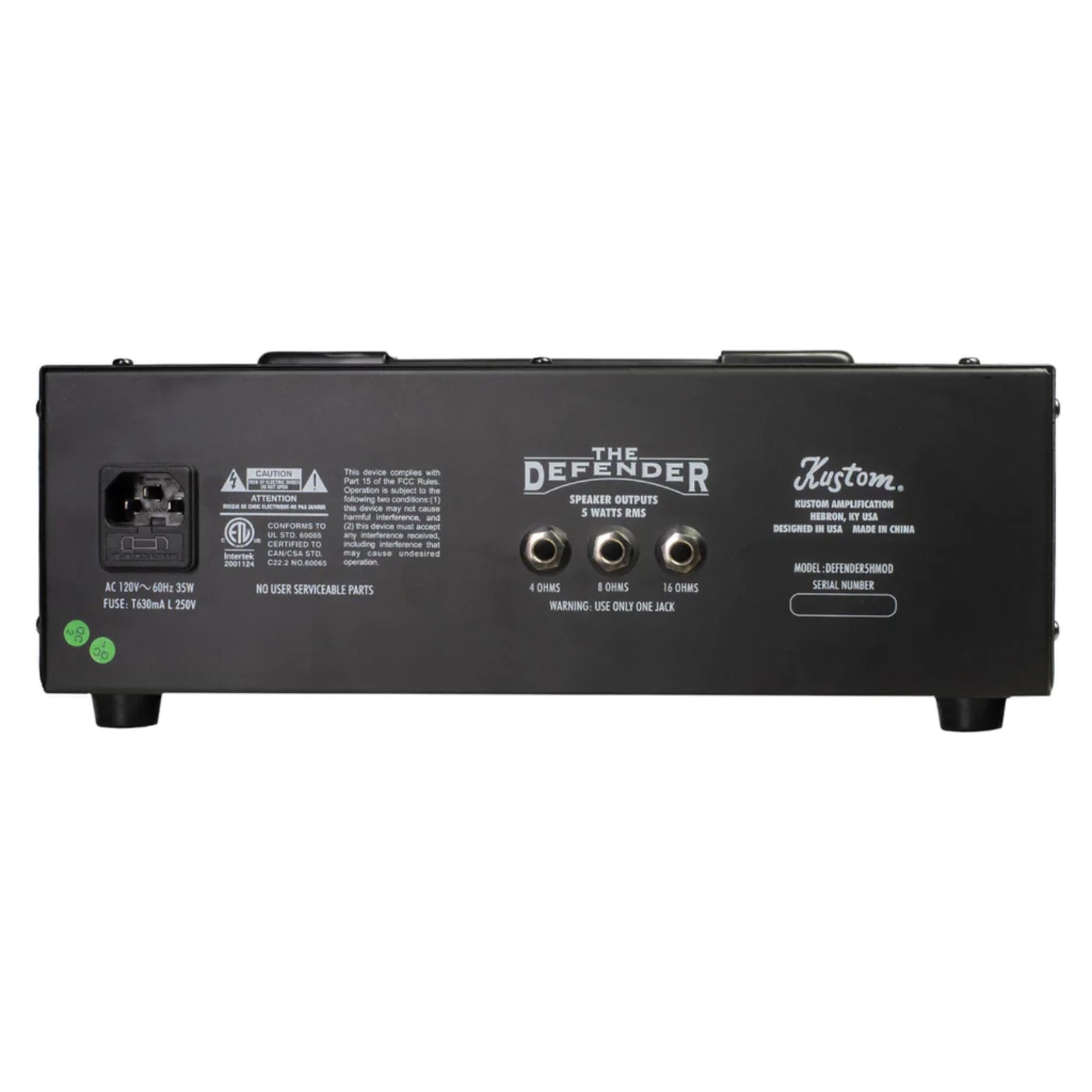 Defender 5w Class A Guitar Head