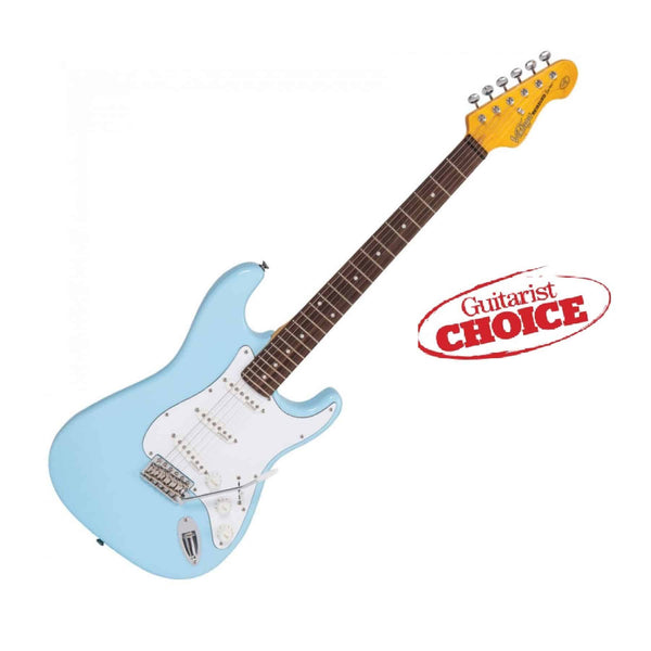 V6 LB Strat Style Guitar Laguna Blue