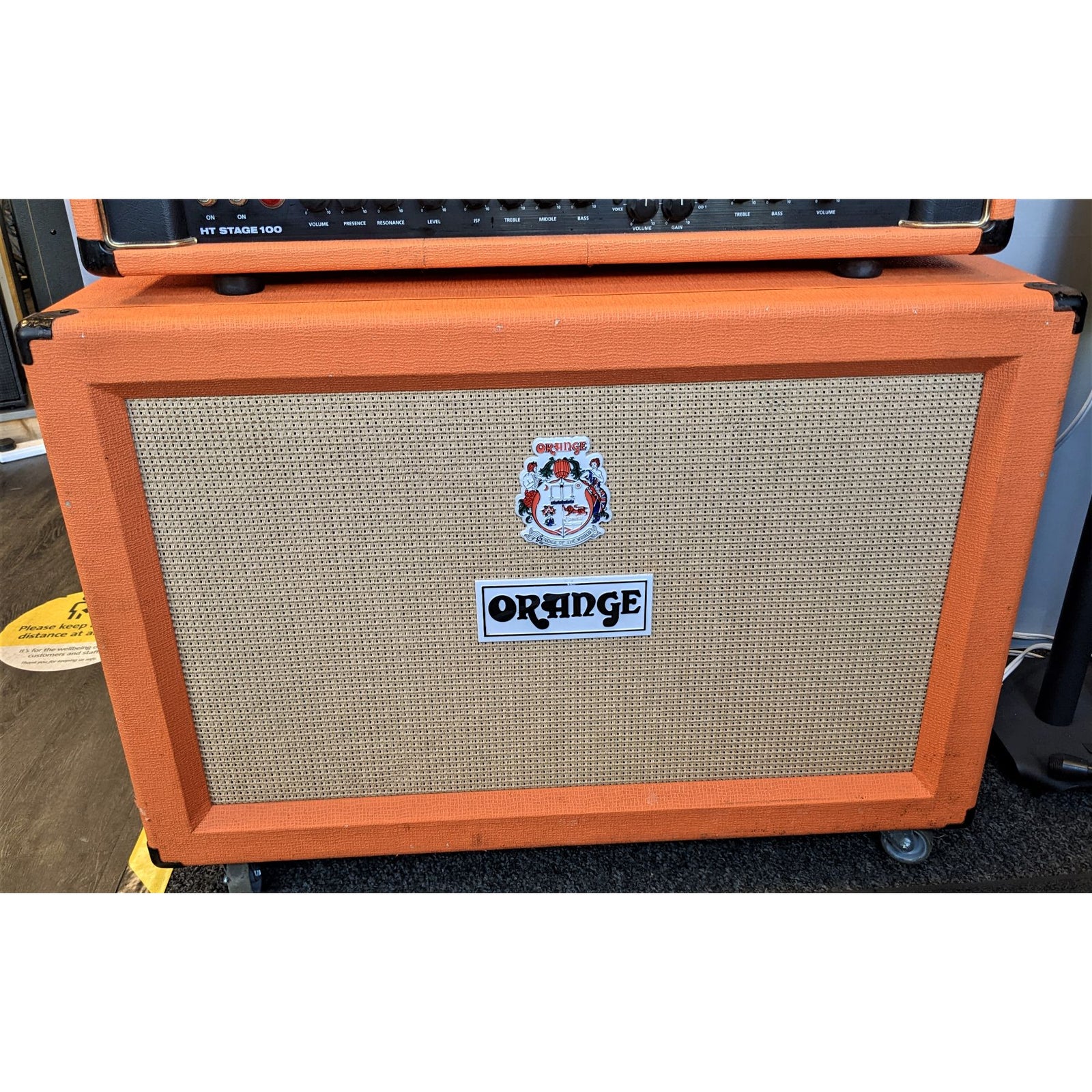 HT Stage 100 Head + Orange PCC212 Closed Back