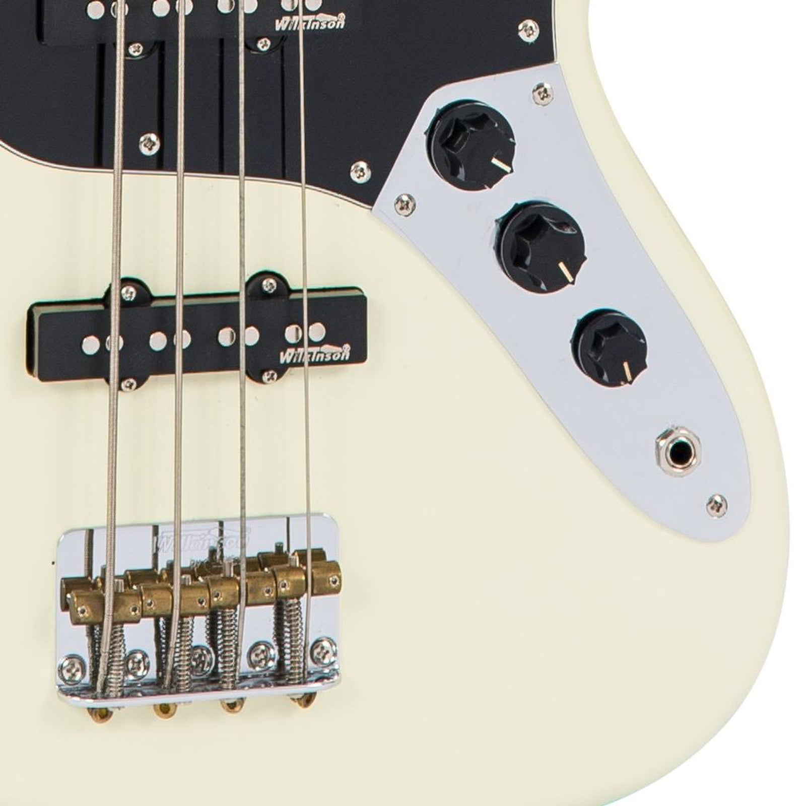 VJ74MVW Reissued Jazz Bass Vintage White