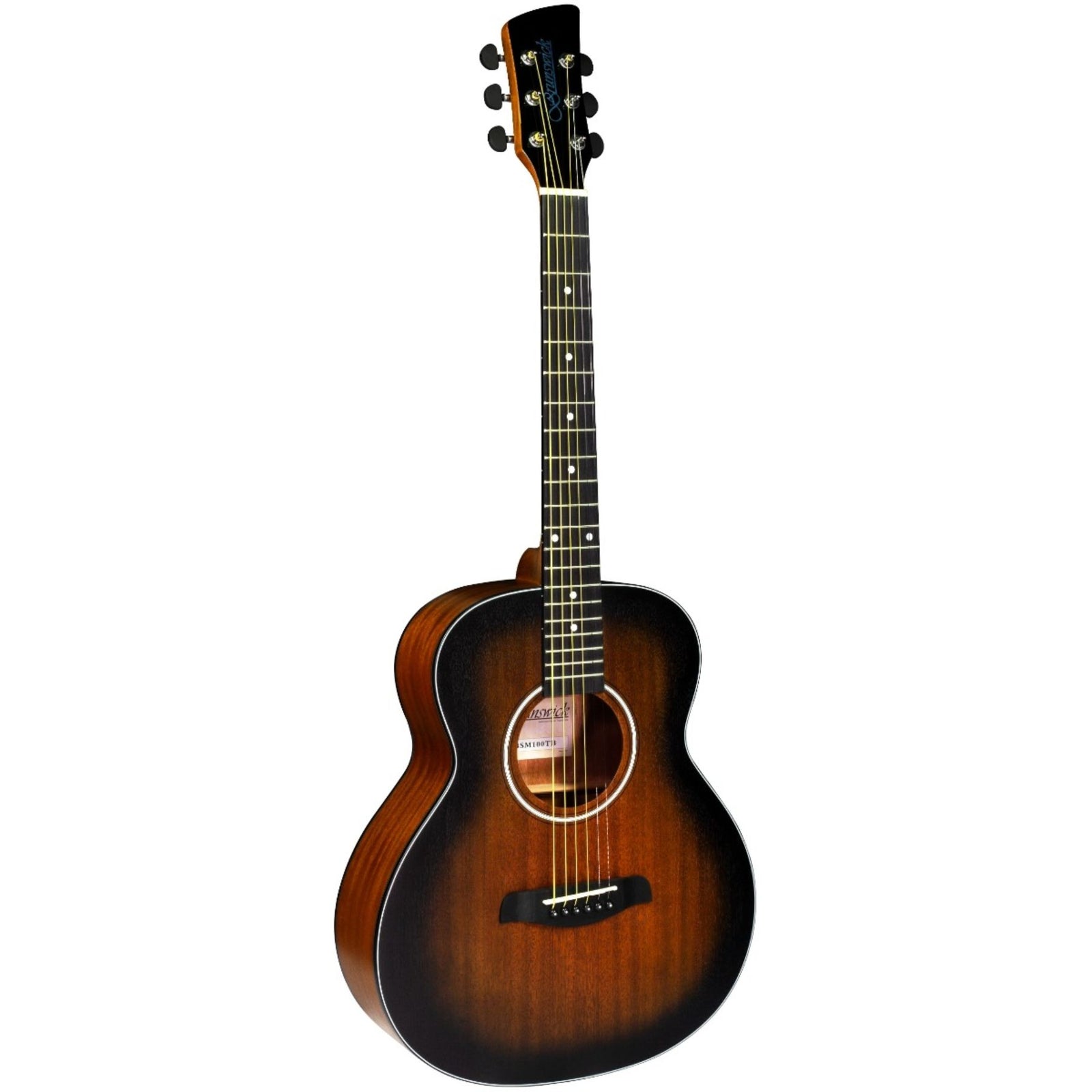 Tobacco burst shop acoustic guitar