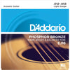EJ16 Phosphor Bronze Acoustic Guitar Strings 12-53 Light