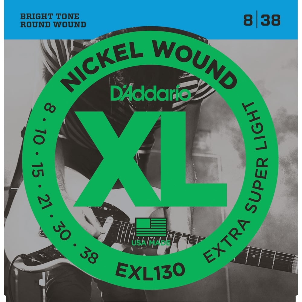 EXL130 Nickel Guitar Strings 8-38 X-Super Light