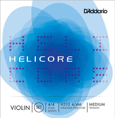 Helicore Violin H310 4/4 Medium Tension, Full Set