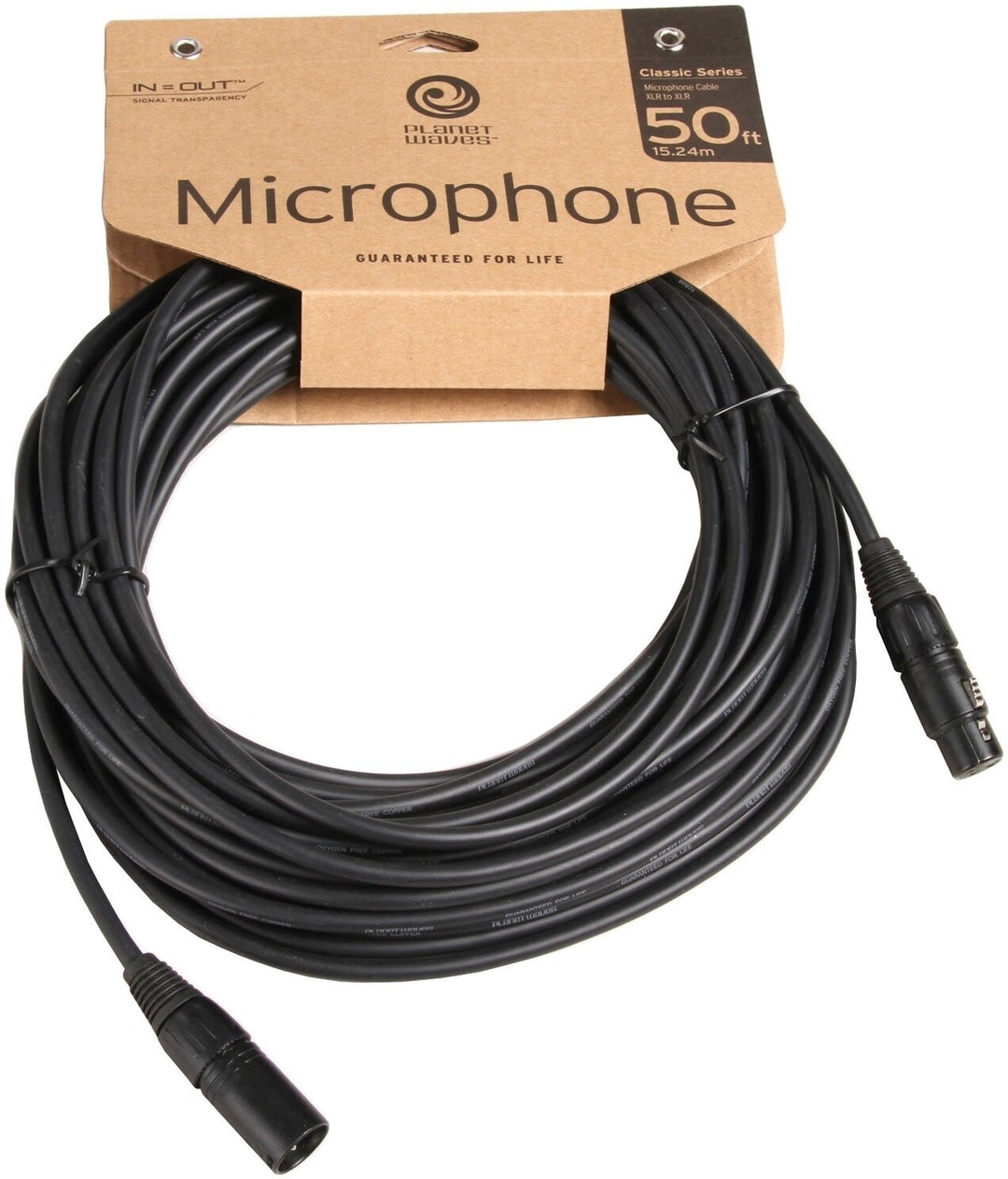 Planet Waves Classic Series Microphone Cable - 50ft