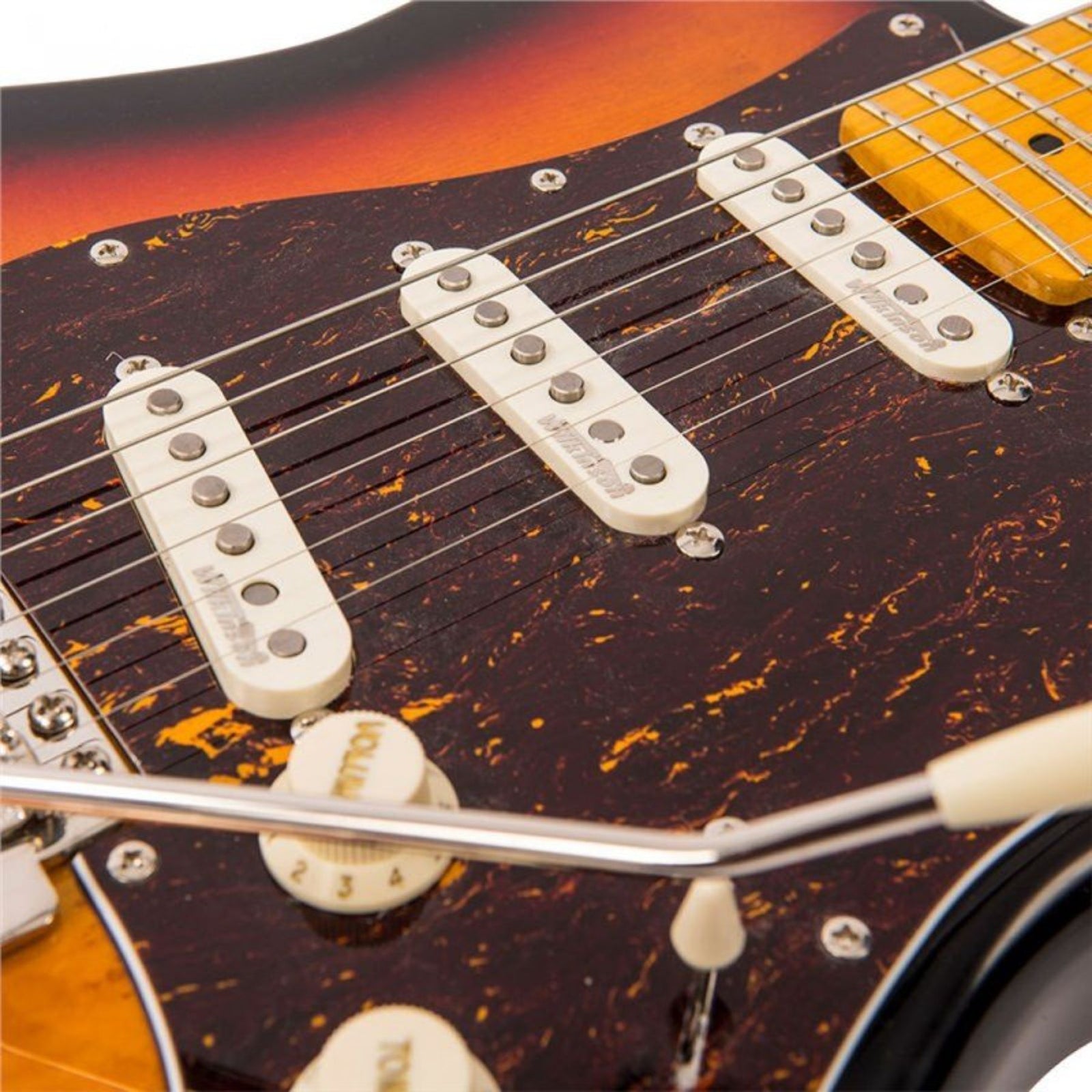 V6MSSB Strat Style Guitar Sunburst